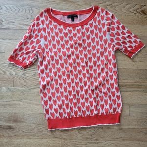 Ann Taylor heart sweater